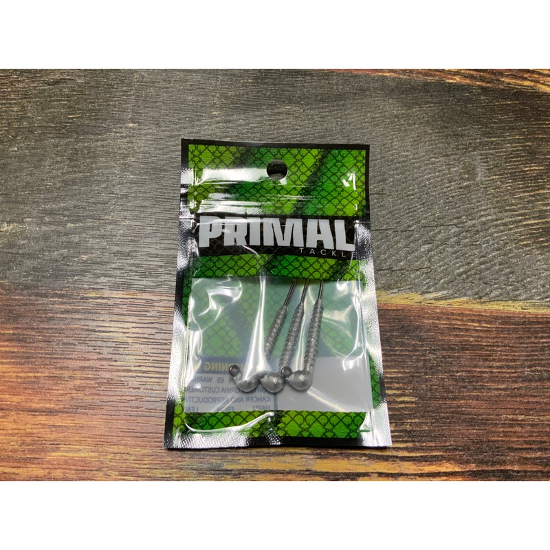 Primal hi Roller Jig Head 1/8 oz.  5/0