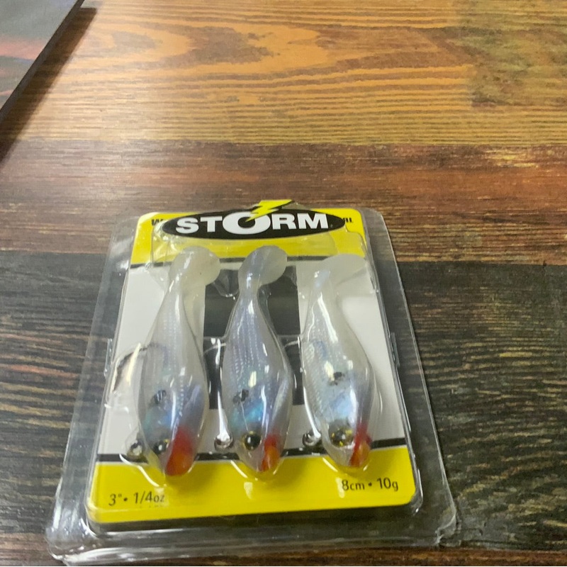 Storm Wildeye Swim Shad 3" 1/4 oz. Pearl
