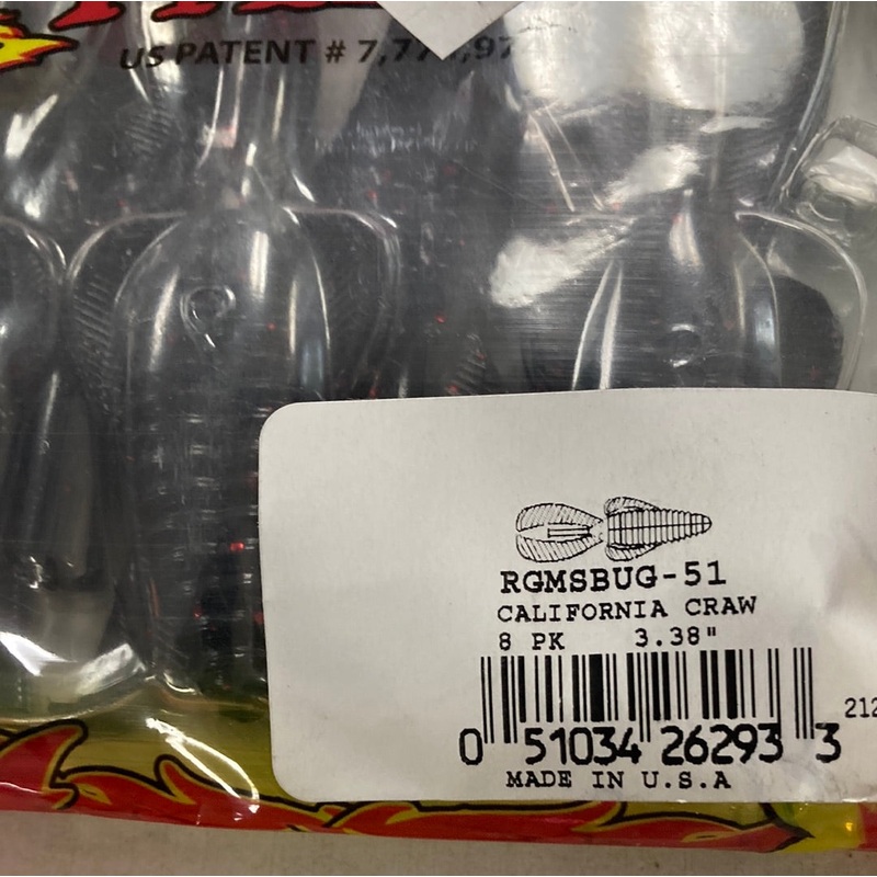 Strike King Rage Tail Rage Bug 4" California Craw