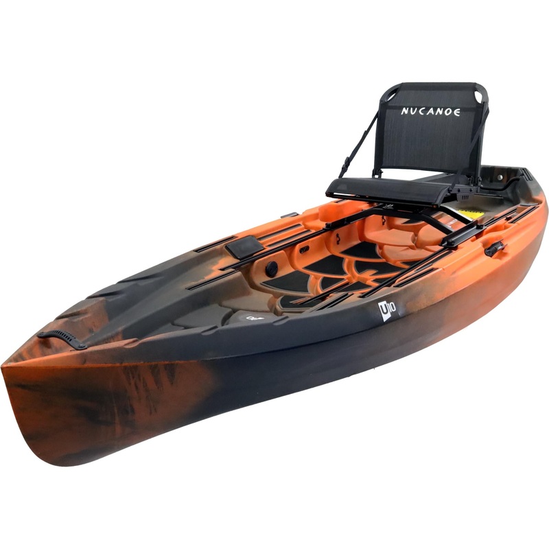 NuCanoe U10 Sit-on-Top Fishing/Hunting Kayak (Paddle, Pedal Drive, OR Motorized)