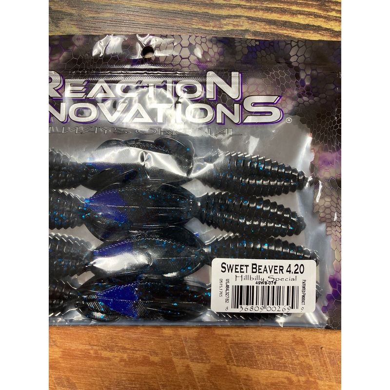 Reaction Innovation Sweet Beaver 4.2 Hillbilly Special