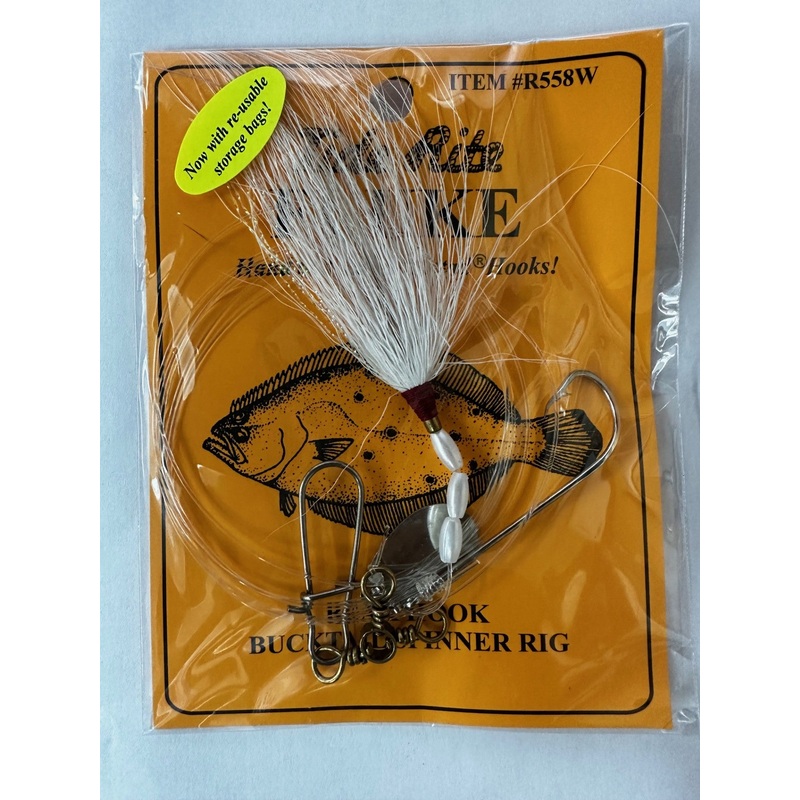 Tide Rite R558W Beak Hook Bucktail Spinner Fluke Rig