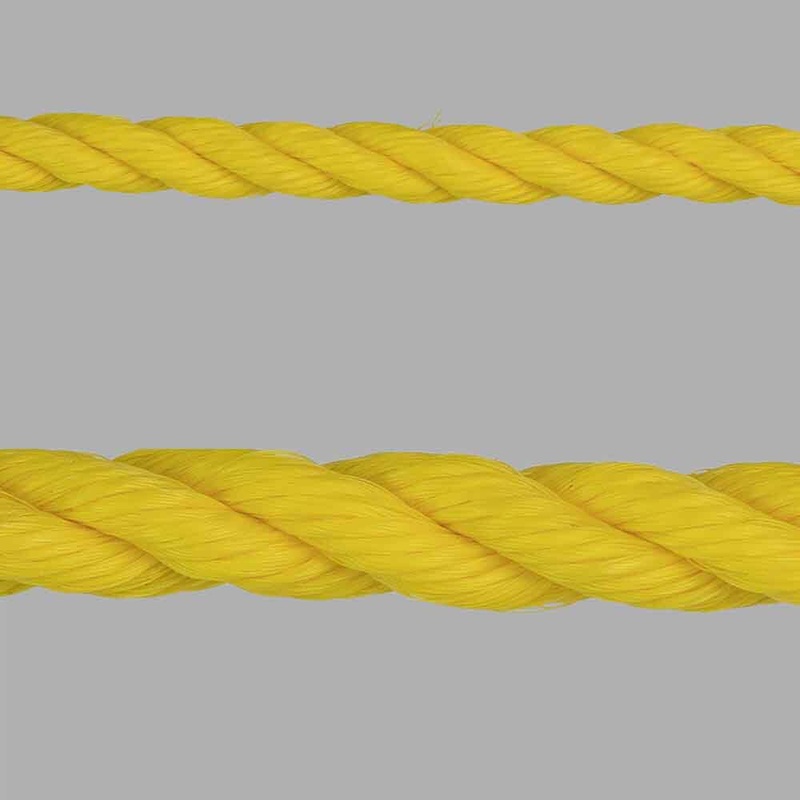Yellow Nylon Poly Rope Per FT