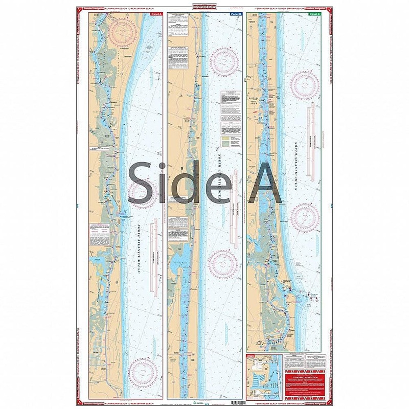 Waterproof Charts 44 Fernadina Beach to New Smyrna Beach Standard