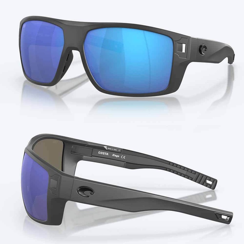 Costa Diego Matte Gray Frame Sunglasses