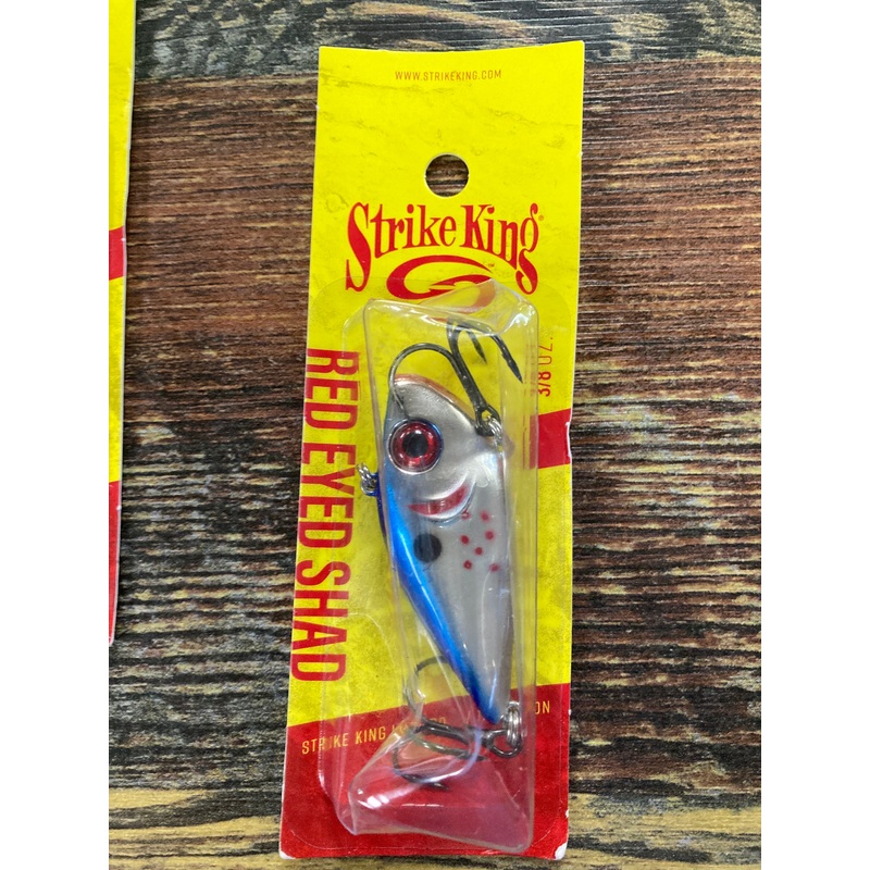 Strike King Red Eye Shad 3/8 oz. Bleeding Chrome Blue