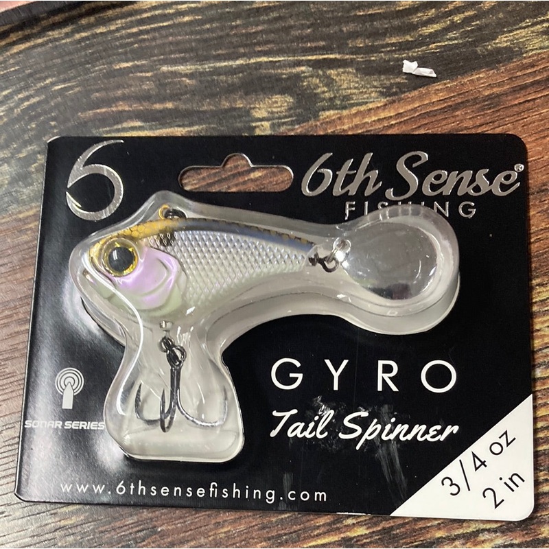 6th Sense Gyro Tail Spinner 3/4 oz. 2" 4K Shad