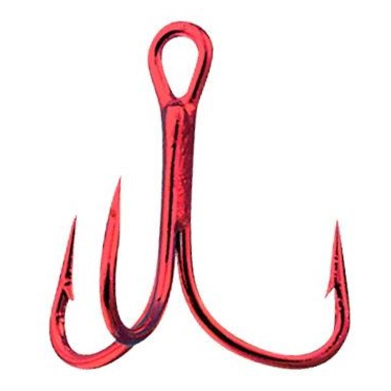 Eagle Claw Lazer Sharp Red Treble Hook (20 pk)