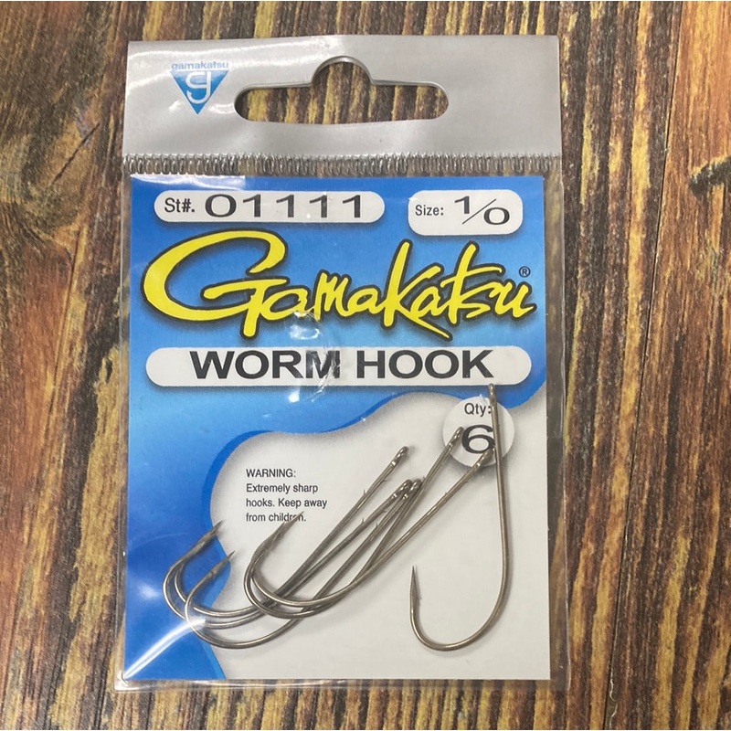 Gamakatsu Worm Hook 1/0