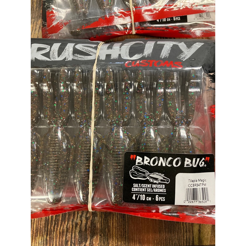Rapala CrushCity Bronco Bug 4" Tilapia Magic