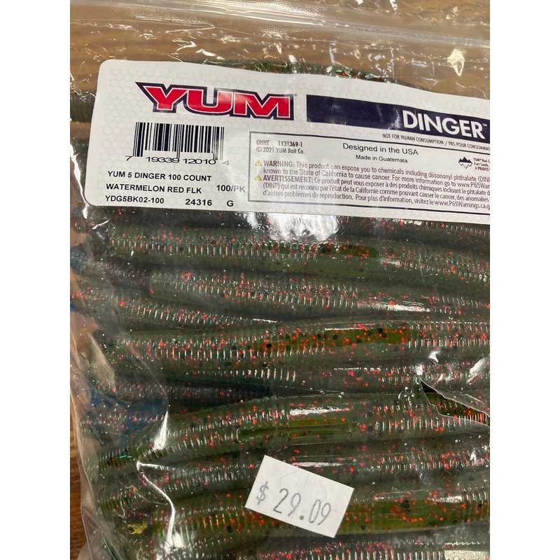 Yum Dinger 5 Watermelon Red Flake