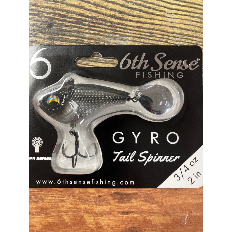 6th Sense Gyro Tail Spinner 2 3/4 oz. Shad Burst