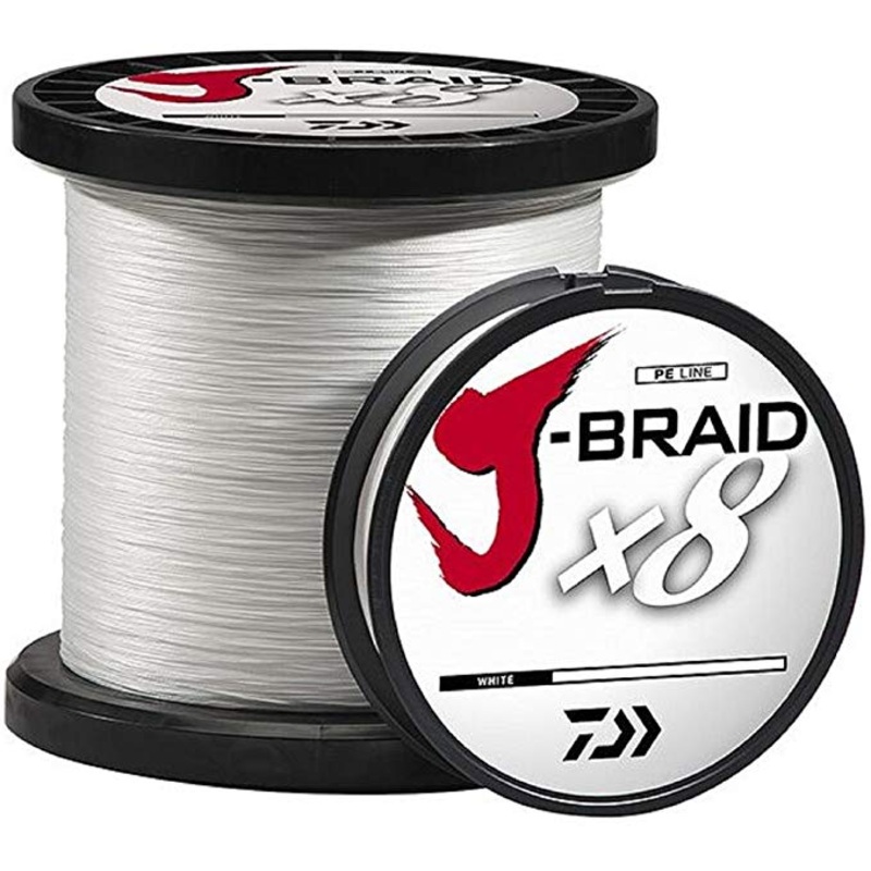 Daiwa J-Braid X8 3300YDS White Braided Line