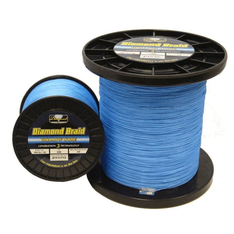 Diamond Braid Gen 3 Hollow Core Braided Line (3000 yd Spool)