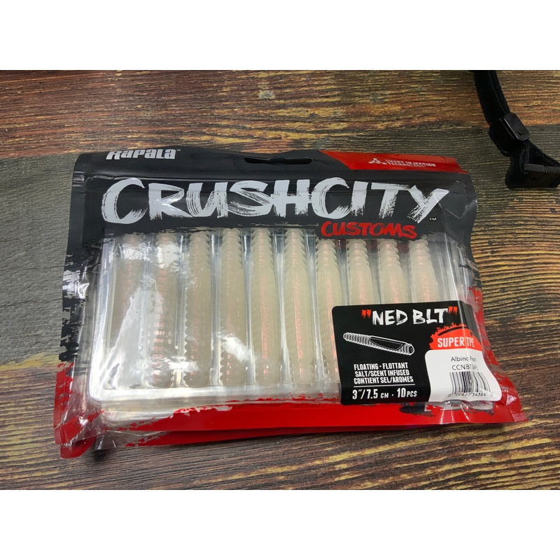 Rapala Crush City NED BLT 3 Albino Pearl