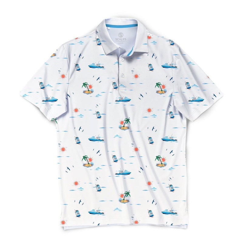 SCALES Booze Cruz Short Sleeve Polo
