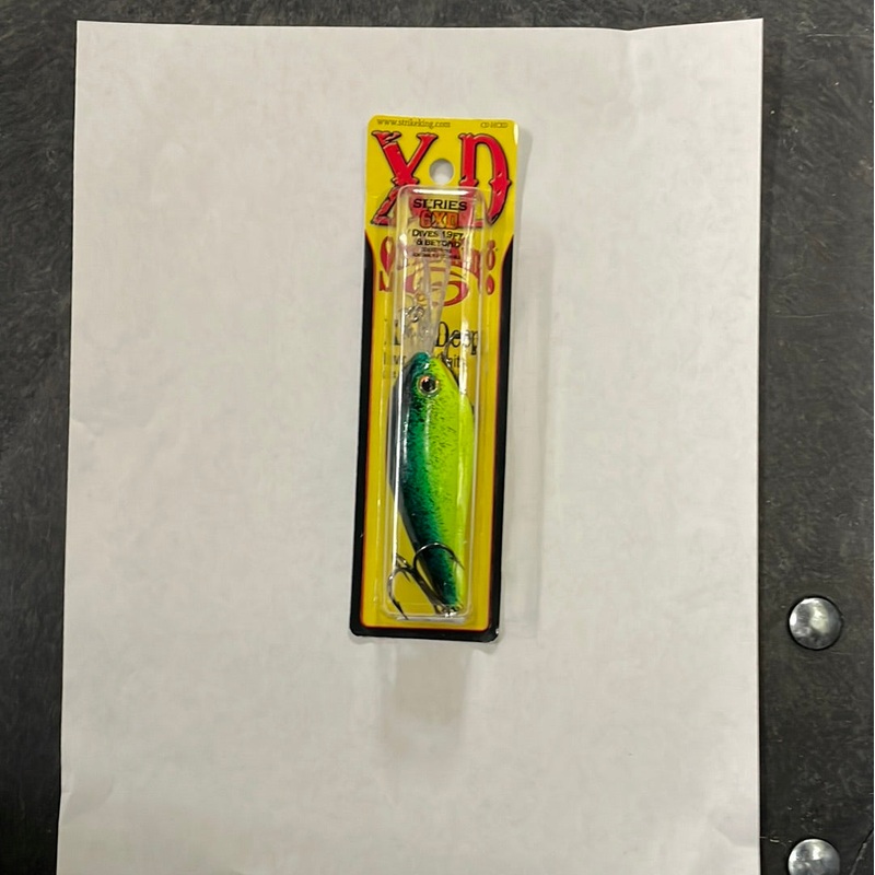 Strike King 6XD Dives 19 & Beyond Chart/Blue/Blk Splatterback