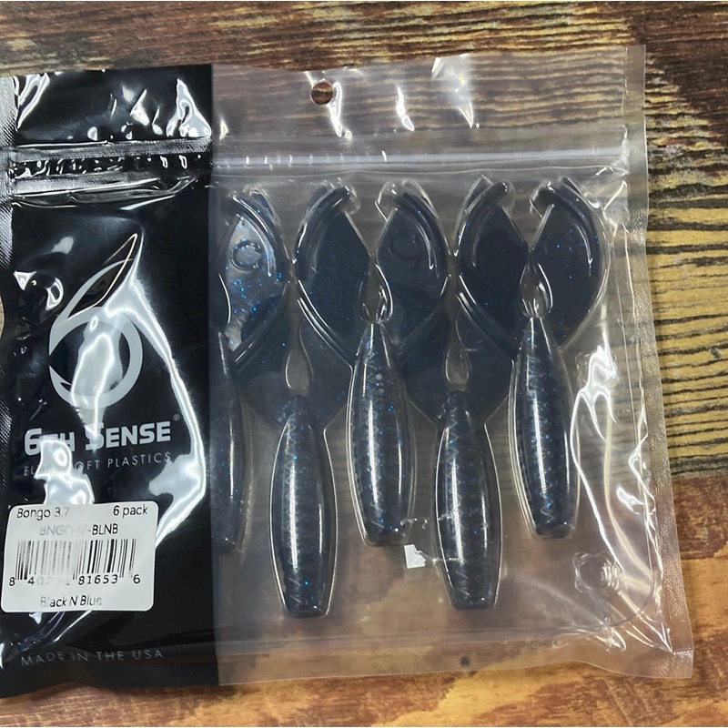 6th Sense Bongo 3.7" Black N Blue