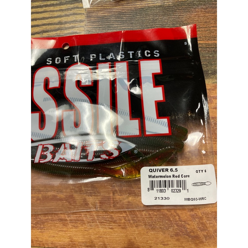 Missile Baits Quiver 6.5" Watermelon Red Core