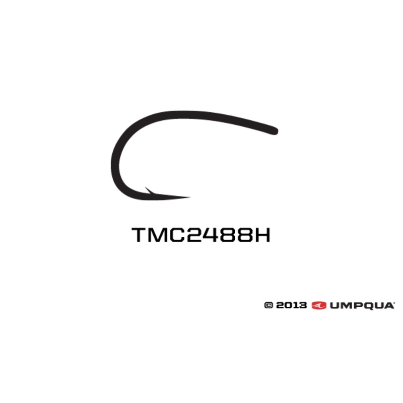Tiemco TMC 2488H Heavy Nymph / Scud Hooks - 100 Pack