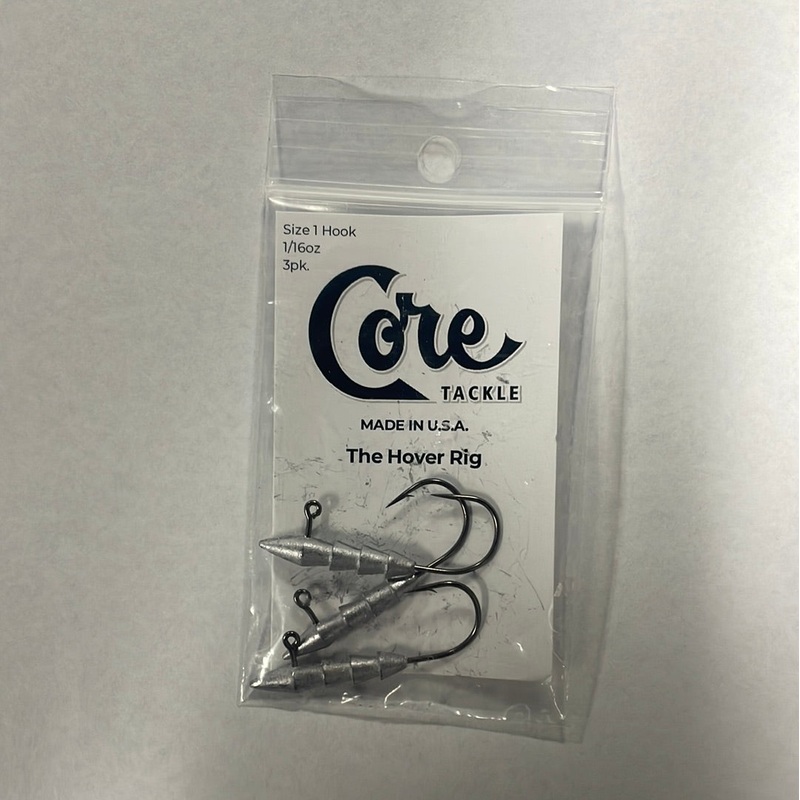 Core Tackle The Hover Rig Size 1 Hook 1/16 oz 3pk