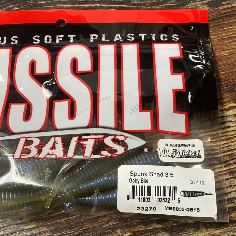 Missile Spunk Shad 3.5 Goby Bite