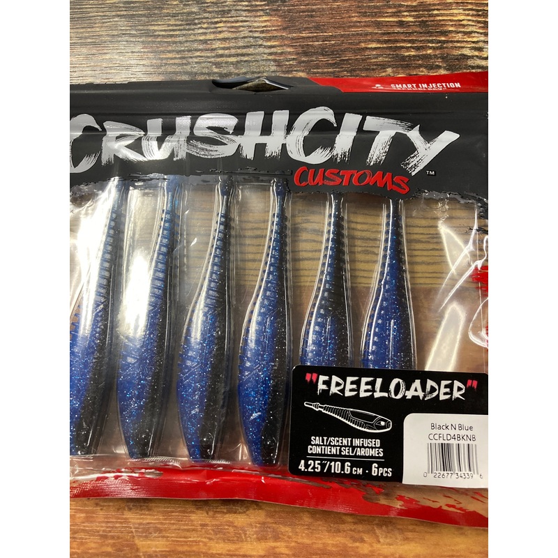 Rapala Crush City Freeloader 4.25" Black N Blue