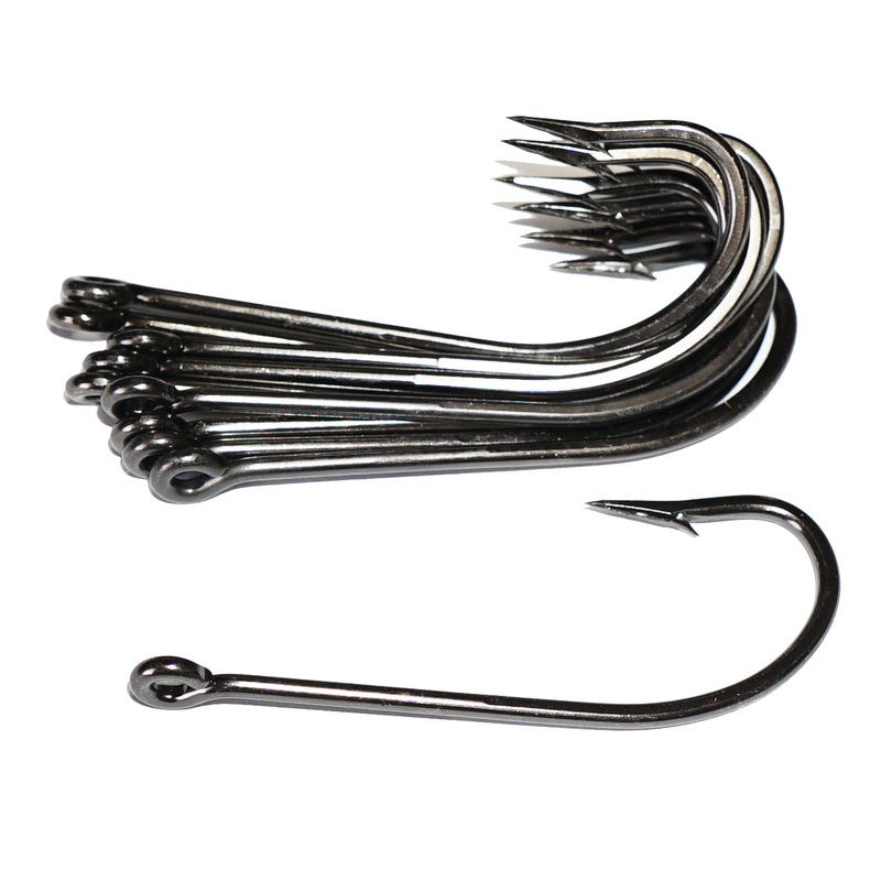 VMC Spinnerbait Trailer Hooks 9255 Black Nickel (10 Pack)