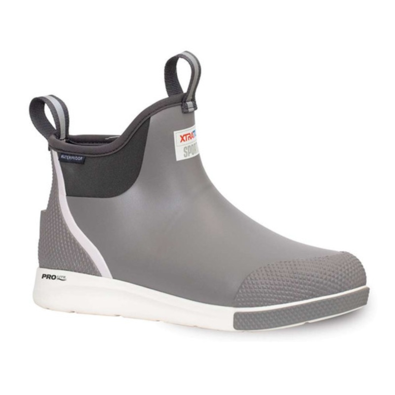 Xtratuf Mens Sport 6 Deck Boots Gray #14-Pr