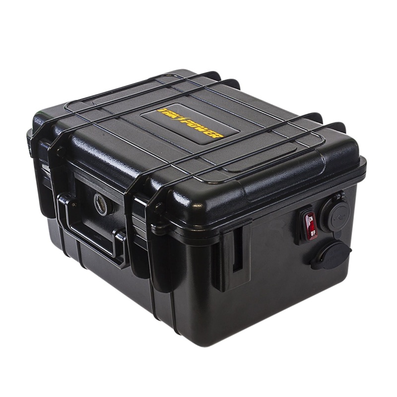 Yak-Power Power Pack Battery Box with Integrated USB Charging