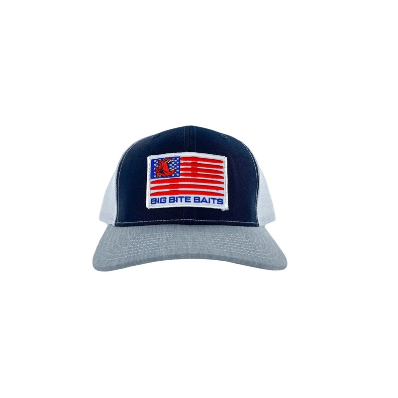BIG BITE BAITS FLAG PATCH HAT