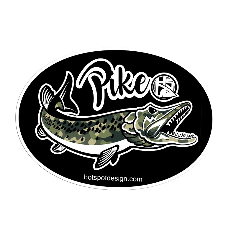 Hotspot Design - Sticker Pike Camo cm 30x22