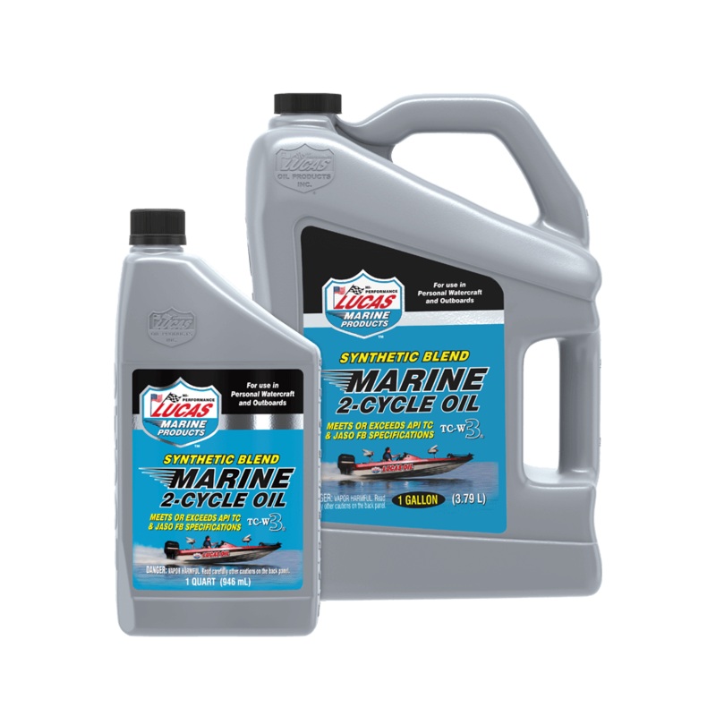 Lucas Oil Synthetic Blend 2-Cycle Marine Oil - Gallon