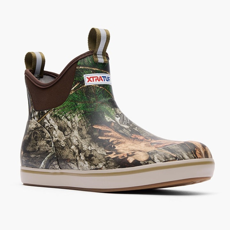 Xtratuf Men's Mossy Oak Country DNA 6 in Ankle Deck Boots *Final Sale*