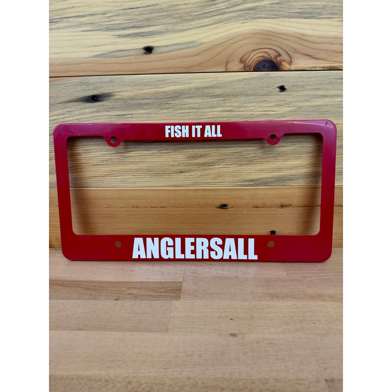 Anglers All Fish It All License Plate Frame