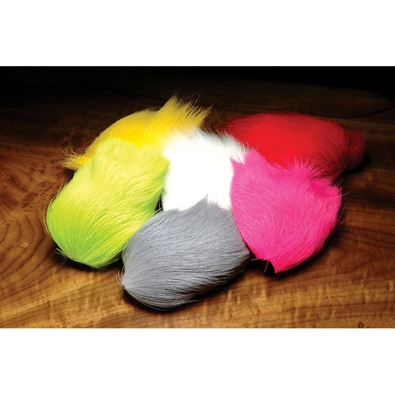 Hareline - Deer Belly Hair Dyed From White