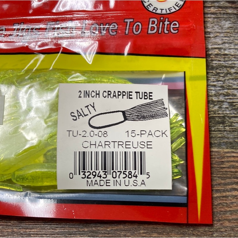 Arkie 2 Crappie Tube Chart