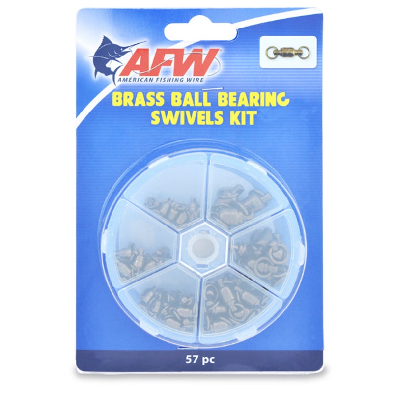 AFW Mighty Brass Ball Bearing Swivels Kit