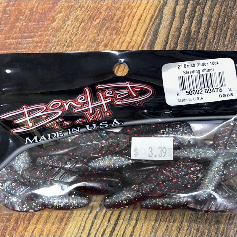 Bone Head Brush Glider 2" Bleeding Shiner