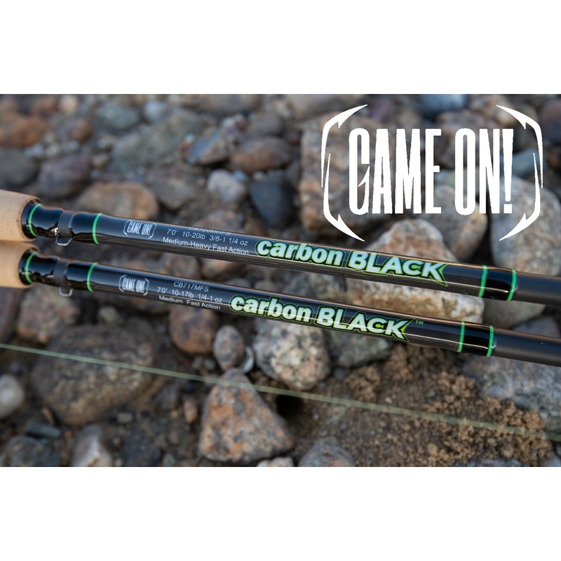 Game On Carbon Black Inshore Spinning Rod