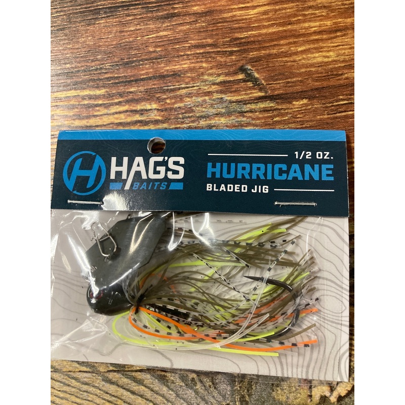 Hags Baits Hurricane 1/2 oz. Green Pumpkin Shad