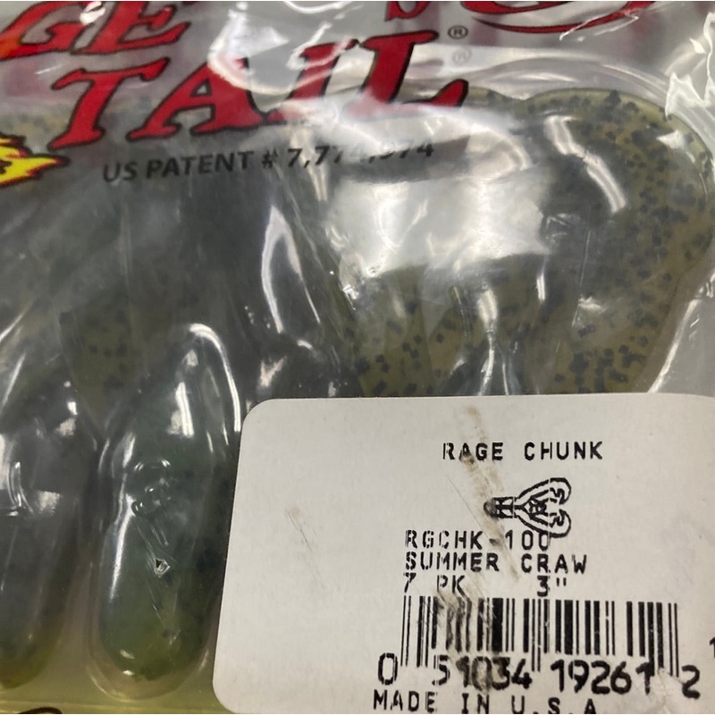 Strike King Rage Tail Rage Chunk 3" Summer Craw