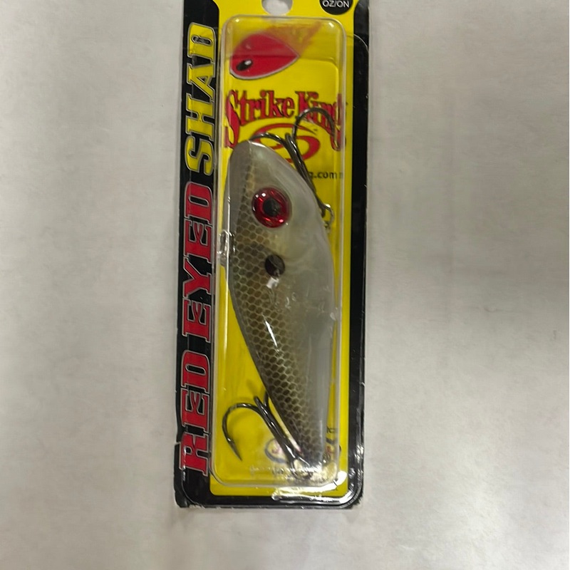 Strike King Red Eyed Shad 3/4 oz Green Gizzard Shad