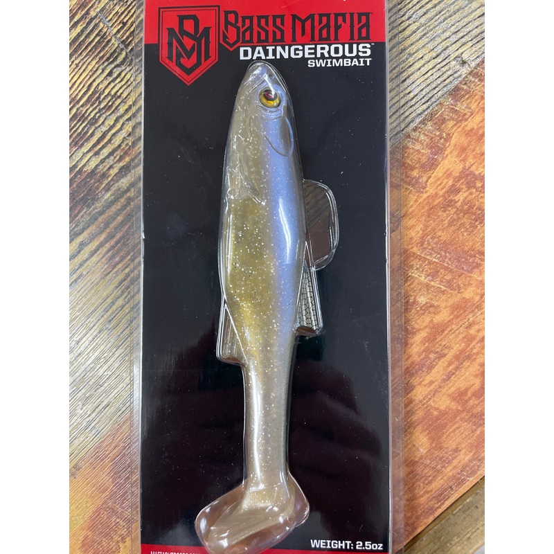 Bass Mafia Daingerous Swimbait 7 Blackbass Shad