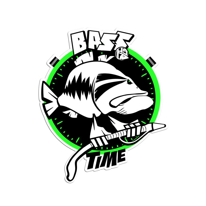 Hotspot Design - Sticker Bass Time cm 10x12