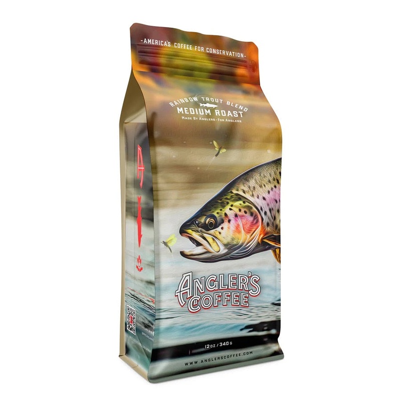 Angler's Coffee Rainbow Trout Blend Medium Roast