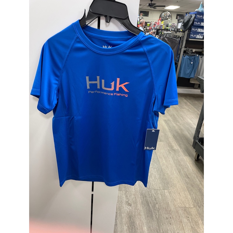 HUK Pursuit SS Crew Solid YXL