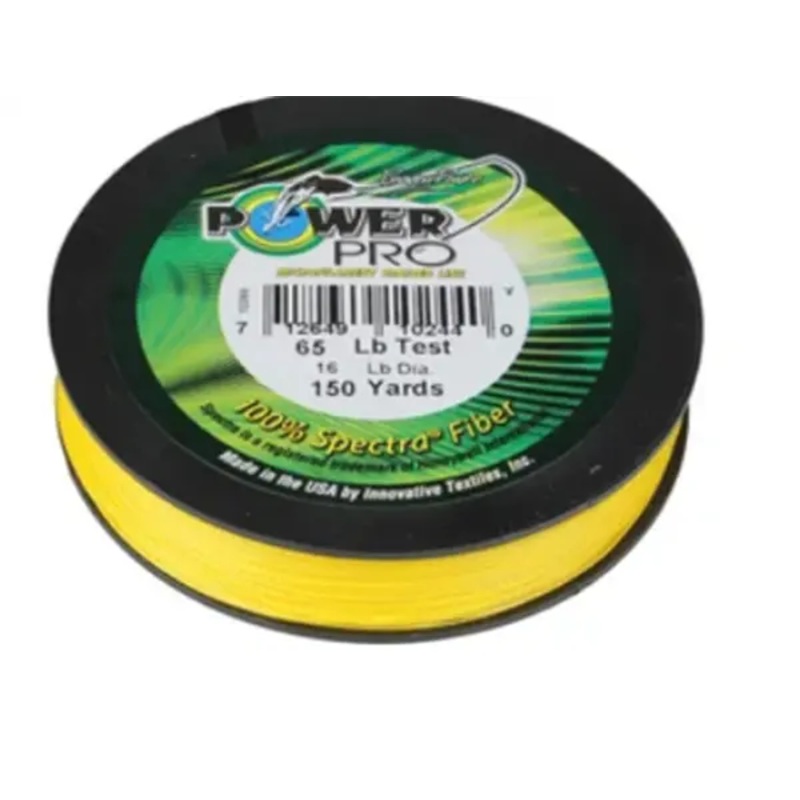 Power Pro Spectra Braided Line Yellow (150 YD)