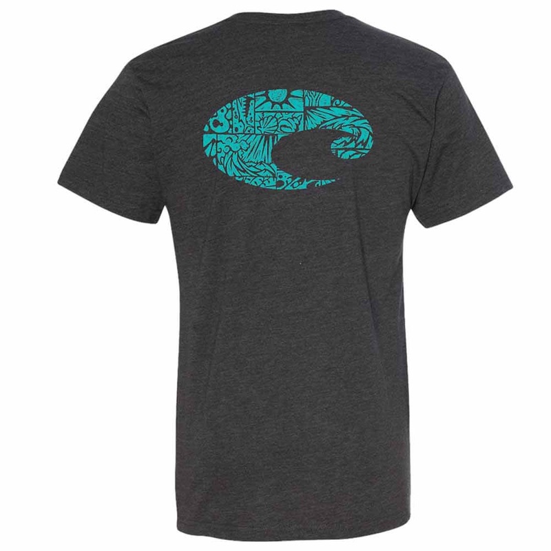 Costa Dark Heather Tiki C T-Shirt