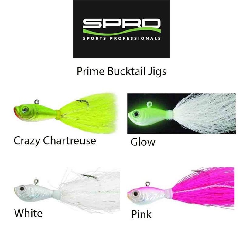 Spro 4 OZ Bucktail Jigs